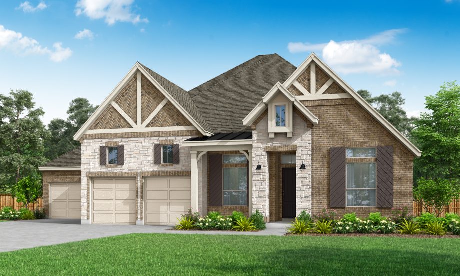 Front elevation for Aberdeen II Floor Plan, elevation B
