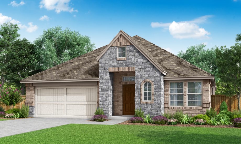 Front Elevation for Addison II Floor Plan, Shown Elevation A