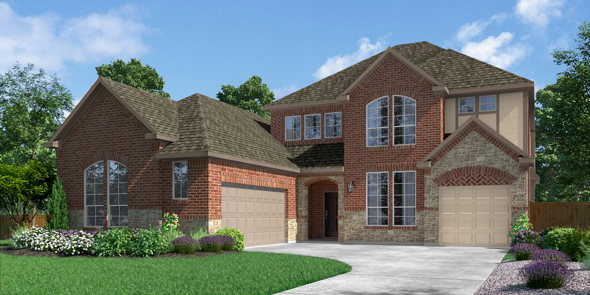 Front Elevation for Bingham II Floor Plan Elevation A
