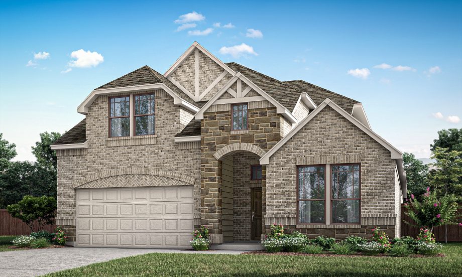 Grapevine II Elevation B Full Brick