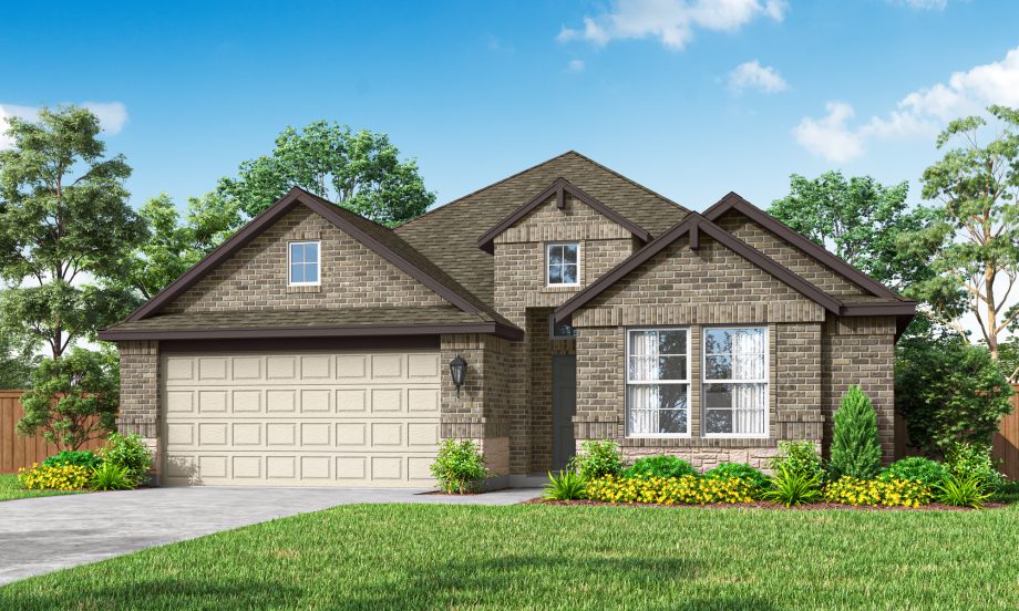 Prosper Elevation B Masonry