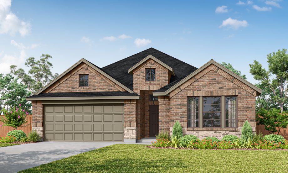 Frisco Elevation A Masonry