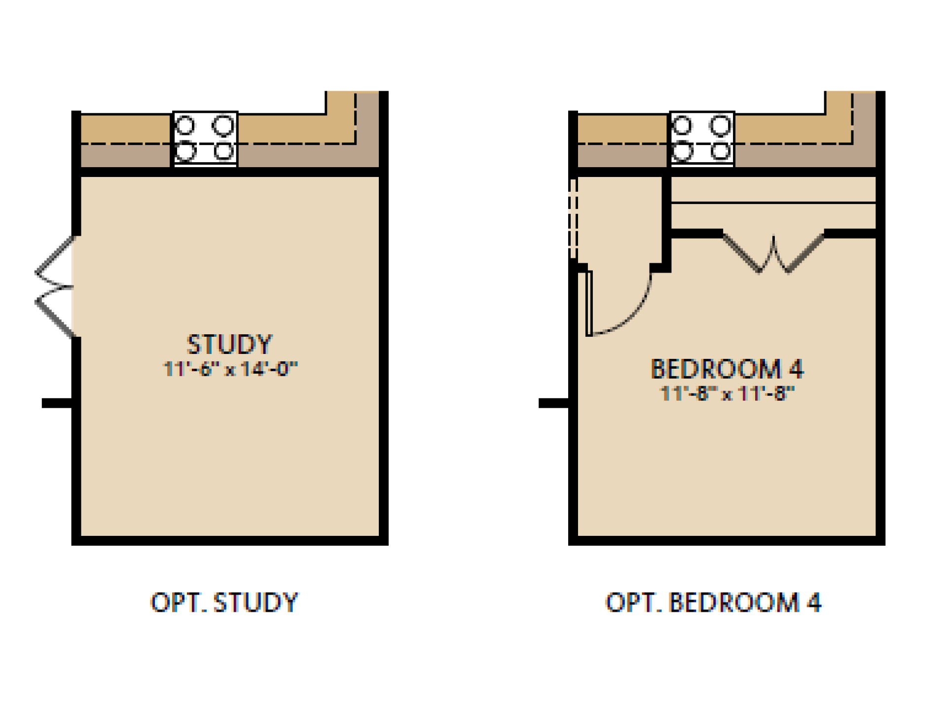 Wharton Bedroom 4 Options