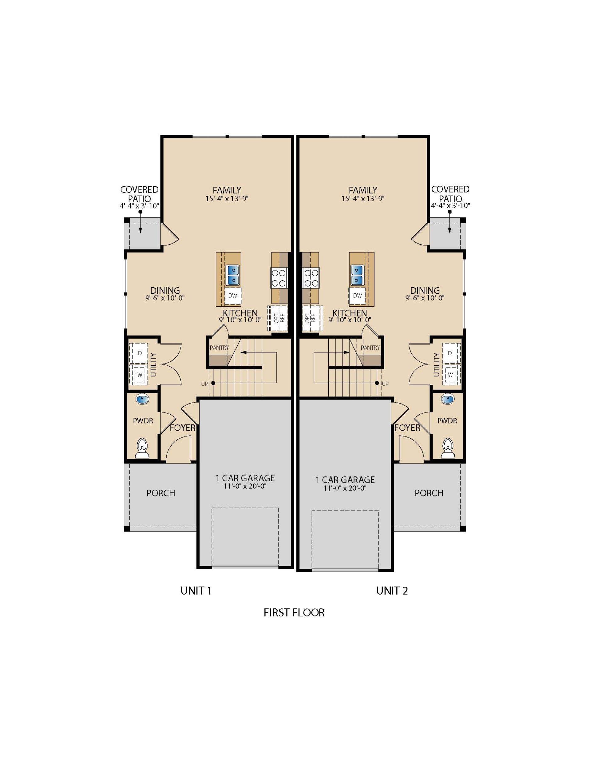 Lassen II First Floor Plan