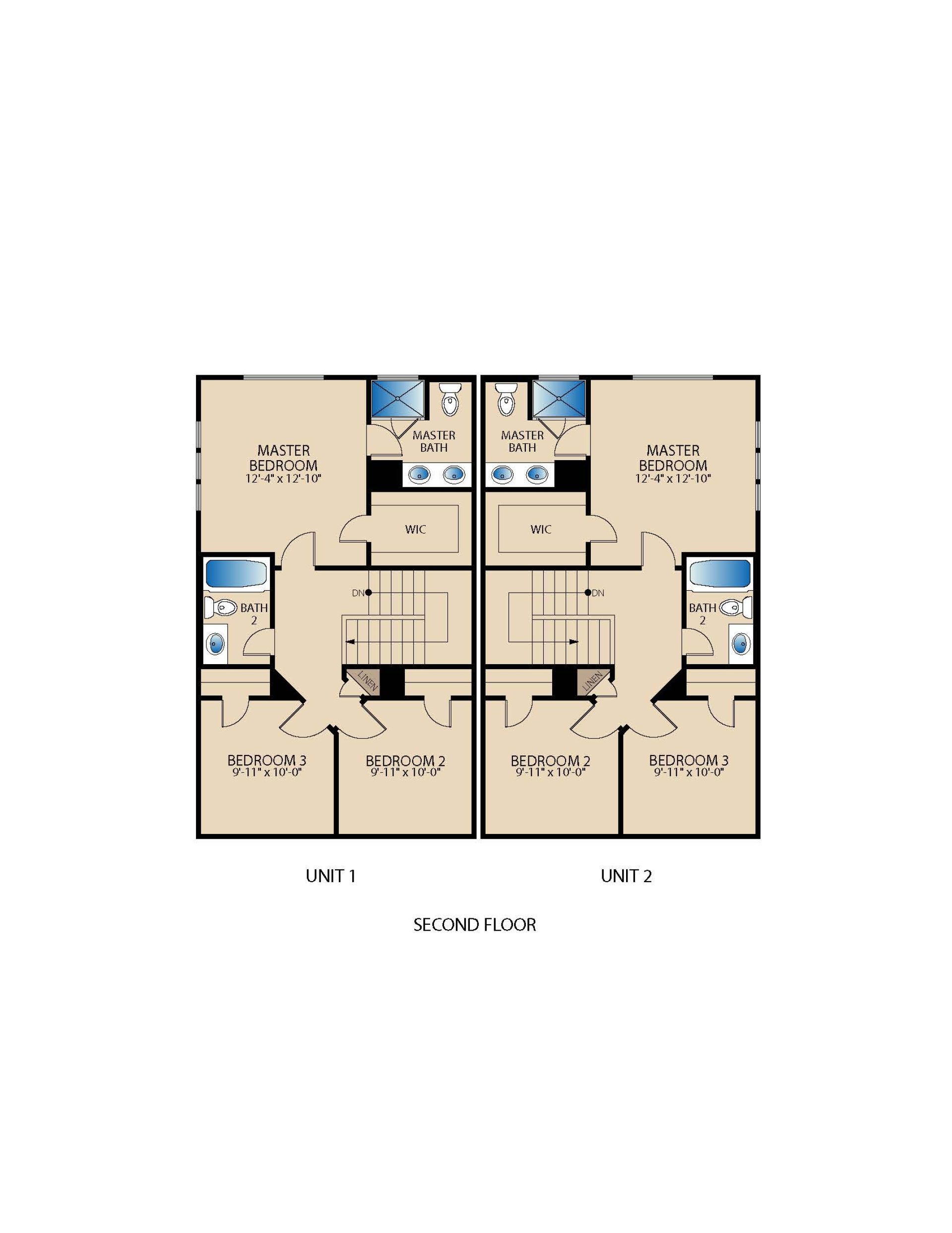 Lassen II Second Floor Plan