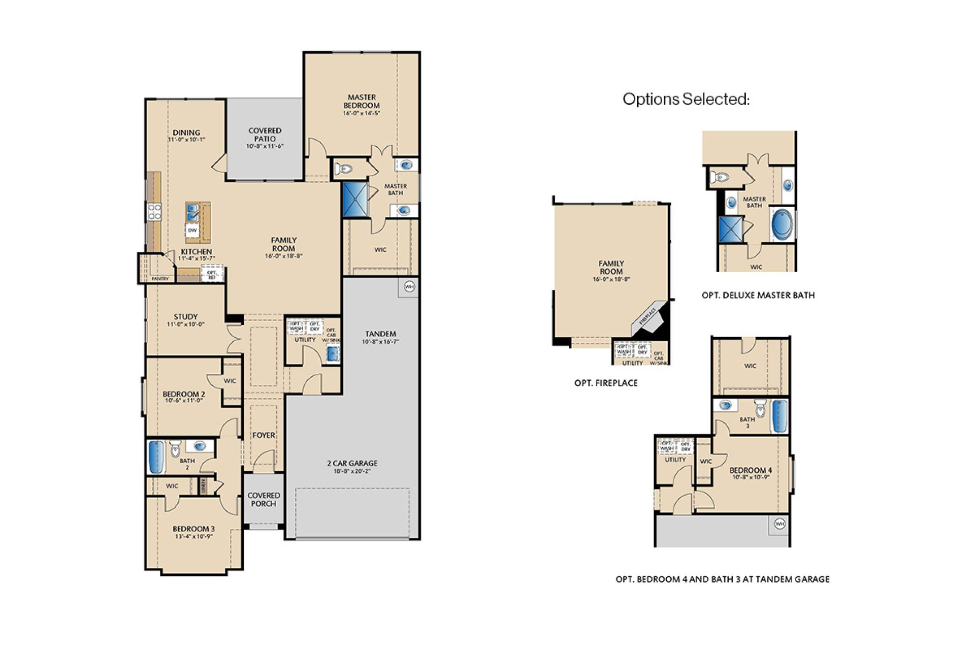 5521 Burford Lane - Coppell Floor Plan