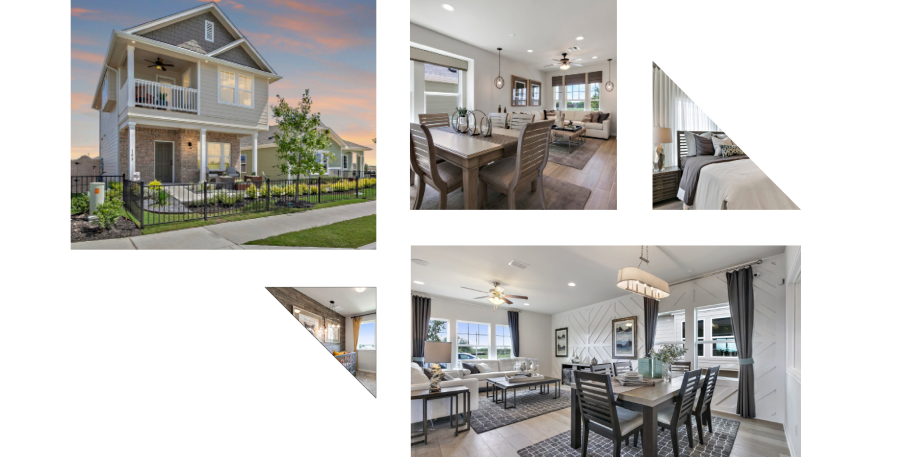 New homes by Pacesetter Homes in San Marcos, Texas