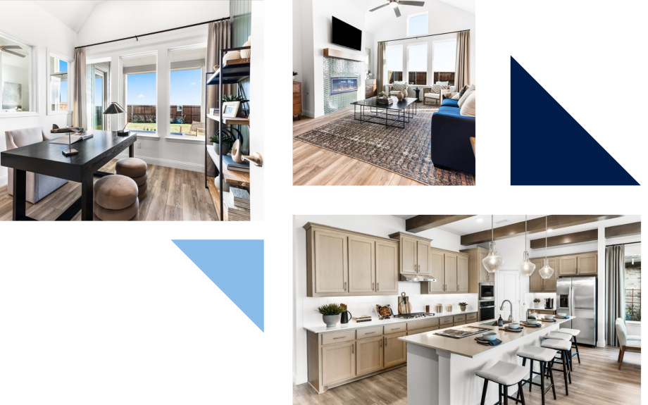 New homes for sale by Pacesetter Homes in Lavon, Texas.