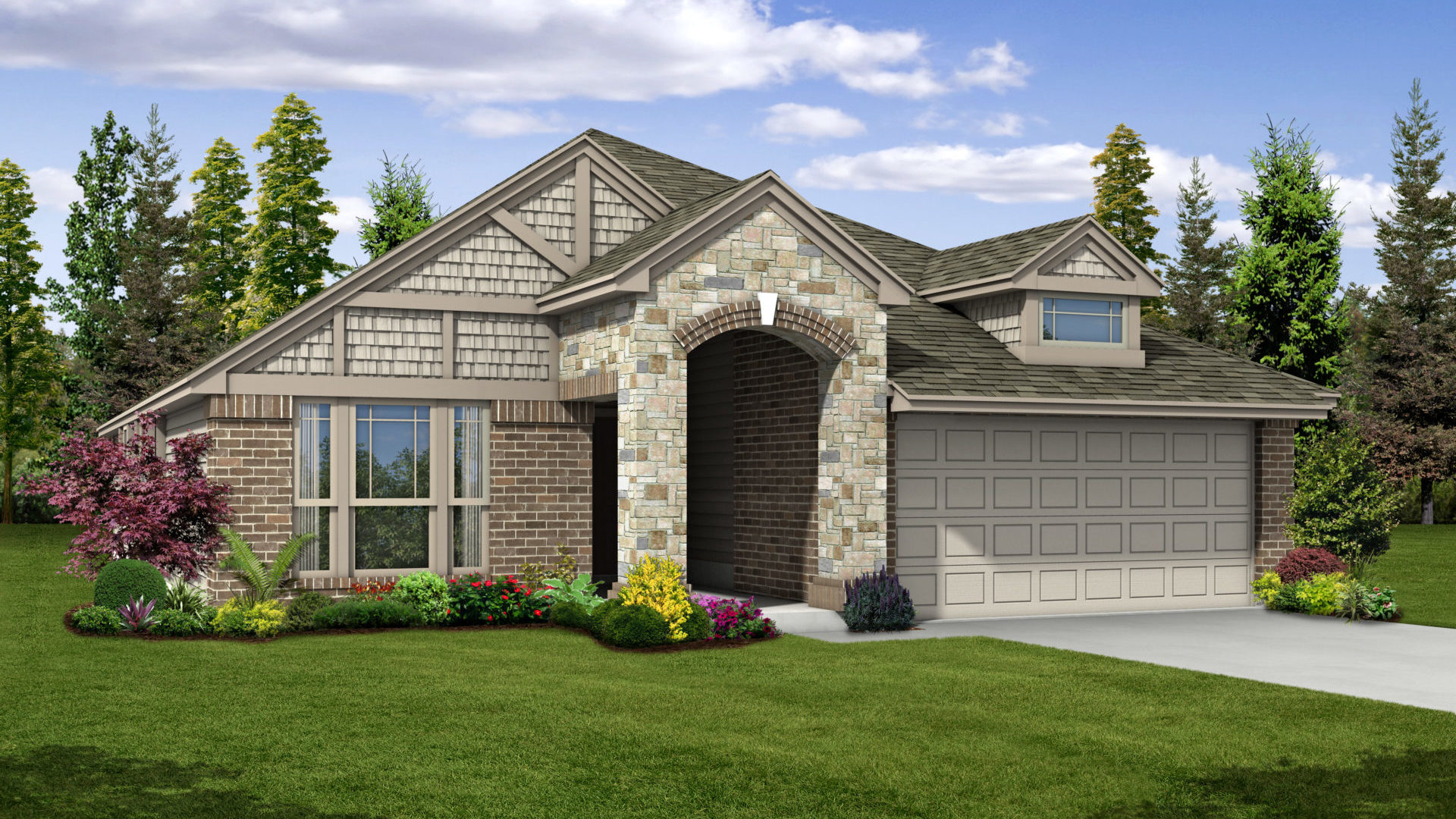 The Chandler Craftsman Series Elevation B Valley Vista Estates - Final Opportunities! New Homes in Leander