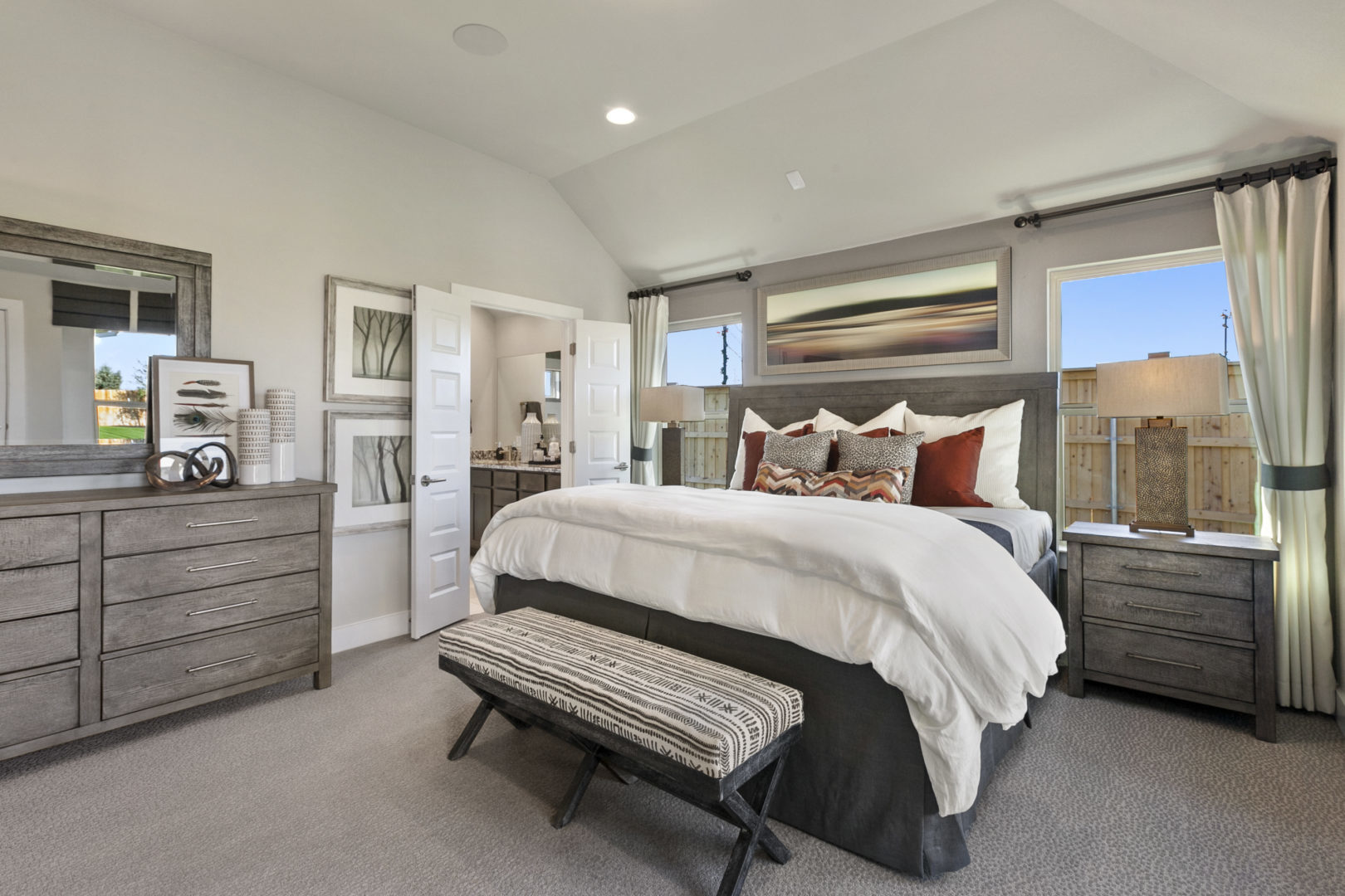 Crosswinds Model Home Master Bedroom