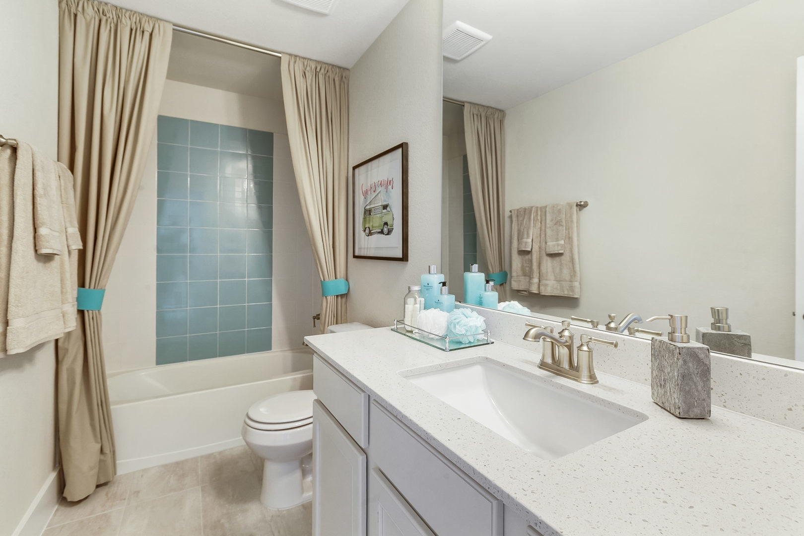 Village at Manor Commons Community Model Home Bathroom