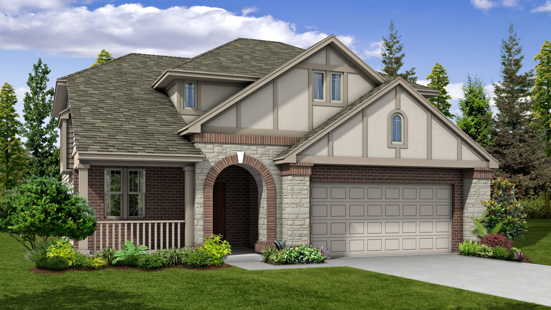 The Architect Craftsman Series Elevation A Star Ranch New Homes in Hutto