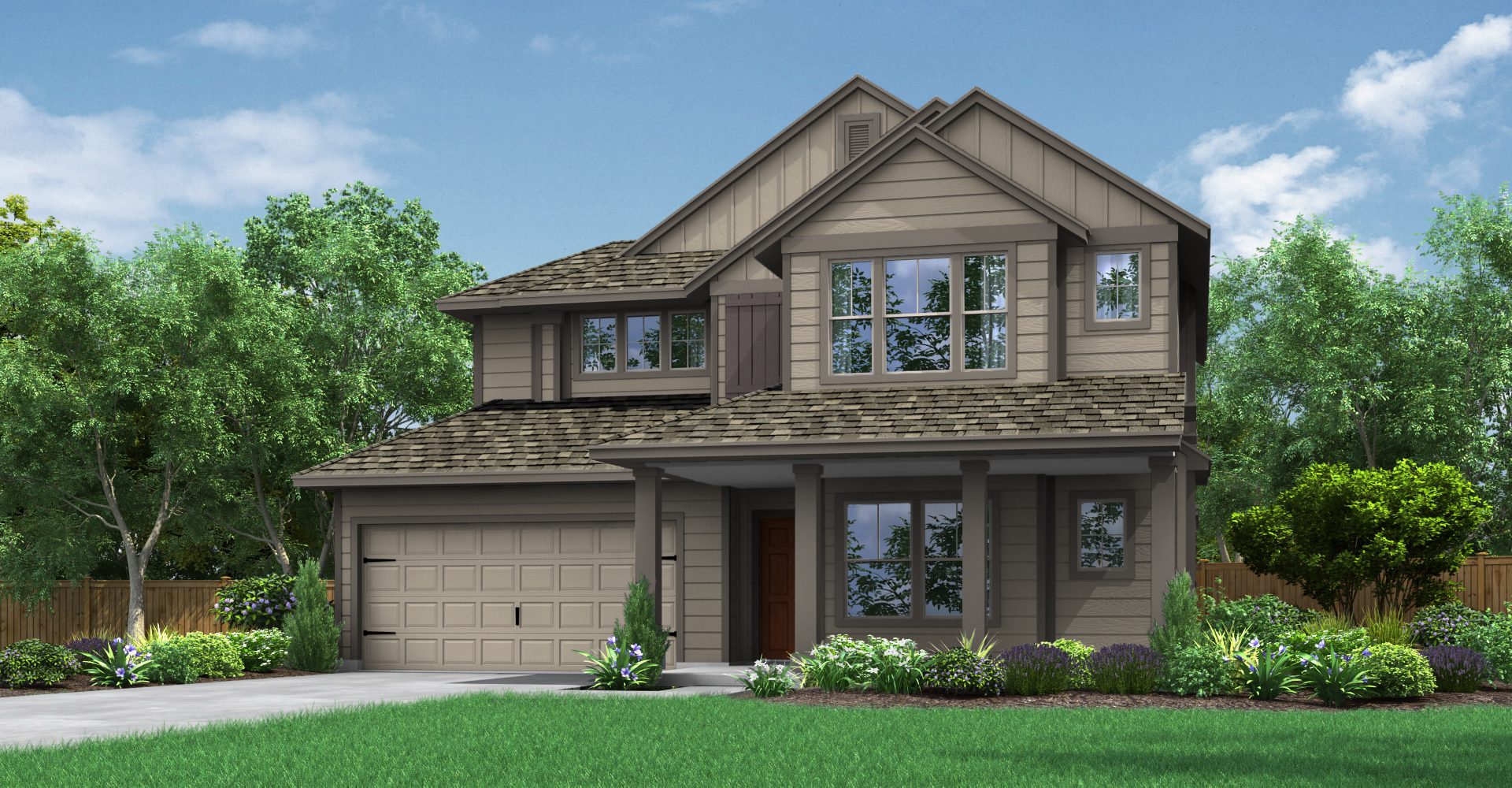 The Dormer Craftsman Series Elevation D Orchard Ridge New Homes in Liberty Hill