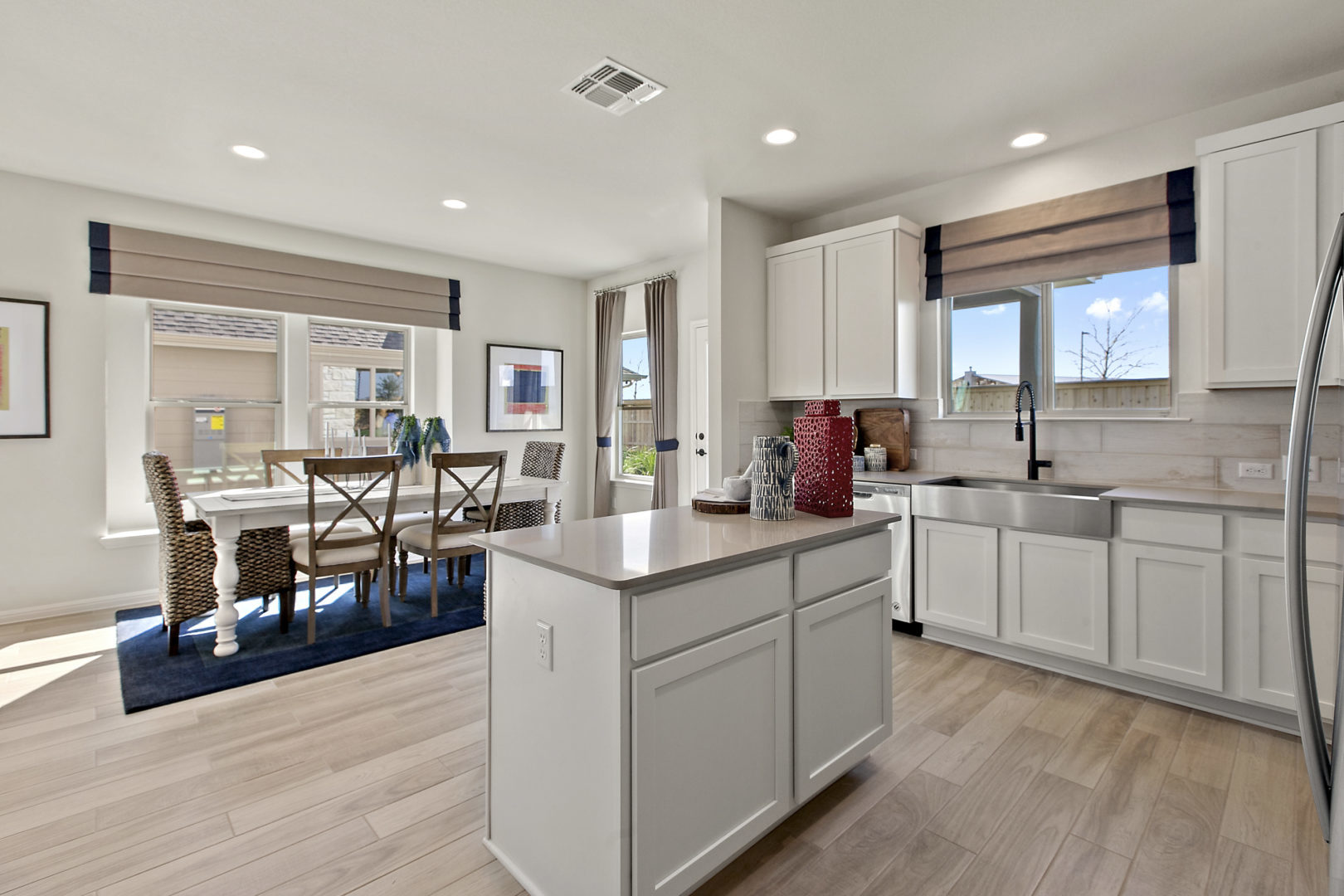 Crosswinds Model Home Kitchen and Dining