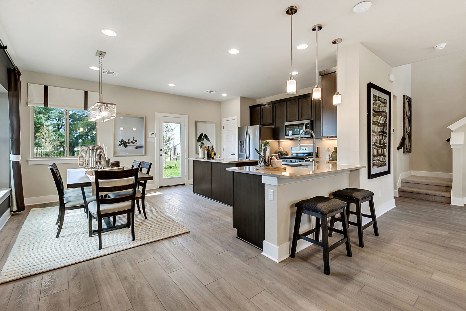Valley Vista Community Model Home Kitchen And Dining Space