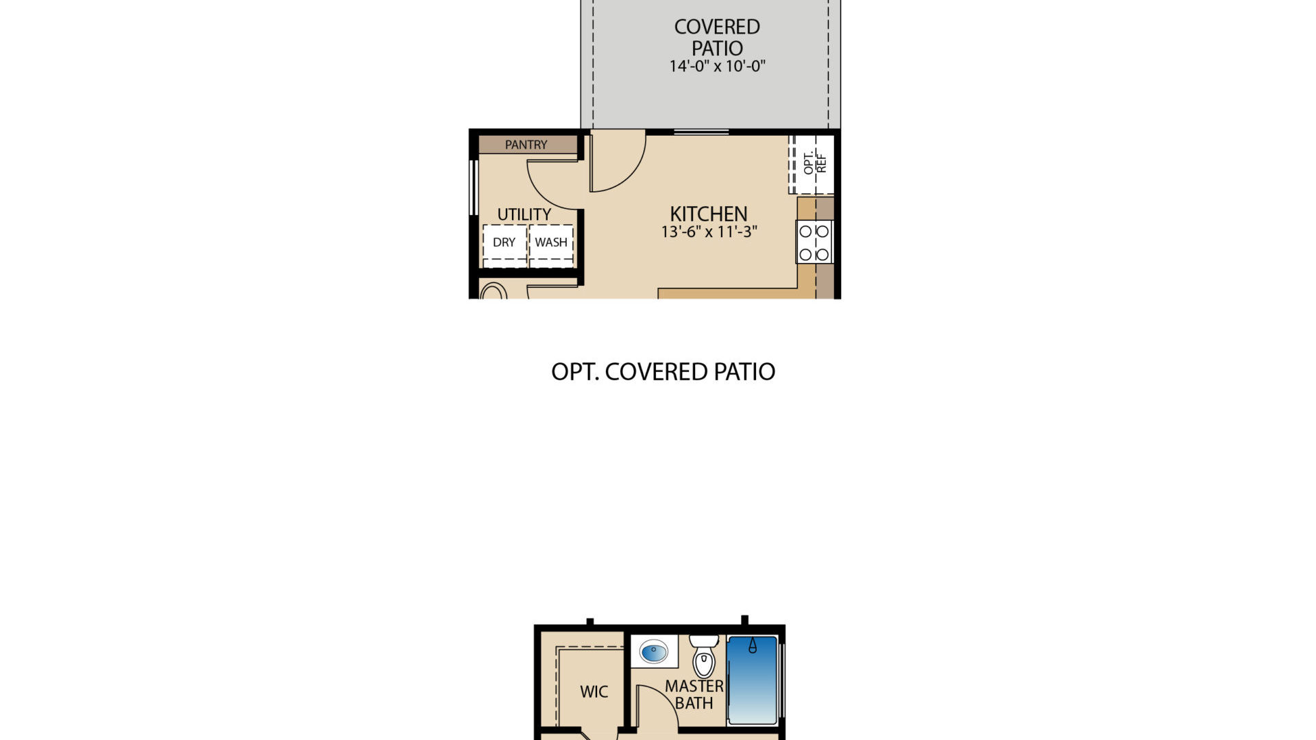 Pacesetter Homes The Andrew Floor Plan Options Portico Series