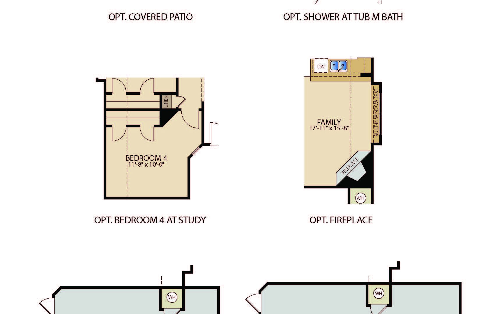 The Chandler Craftsman Series Floor Plan Options