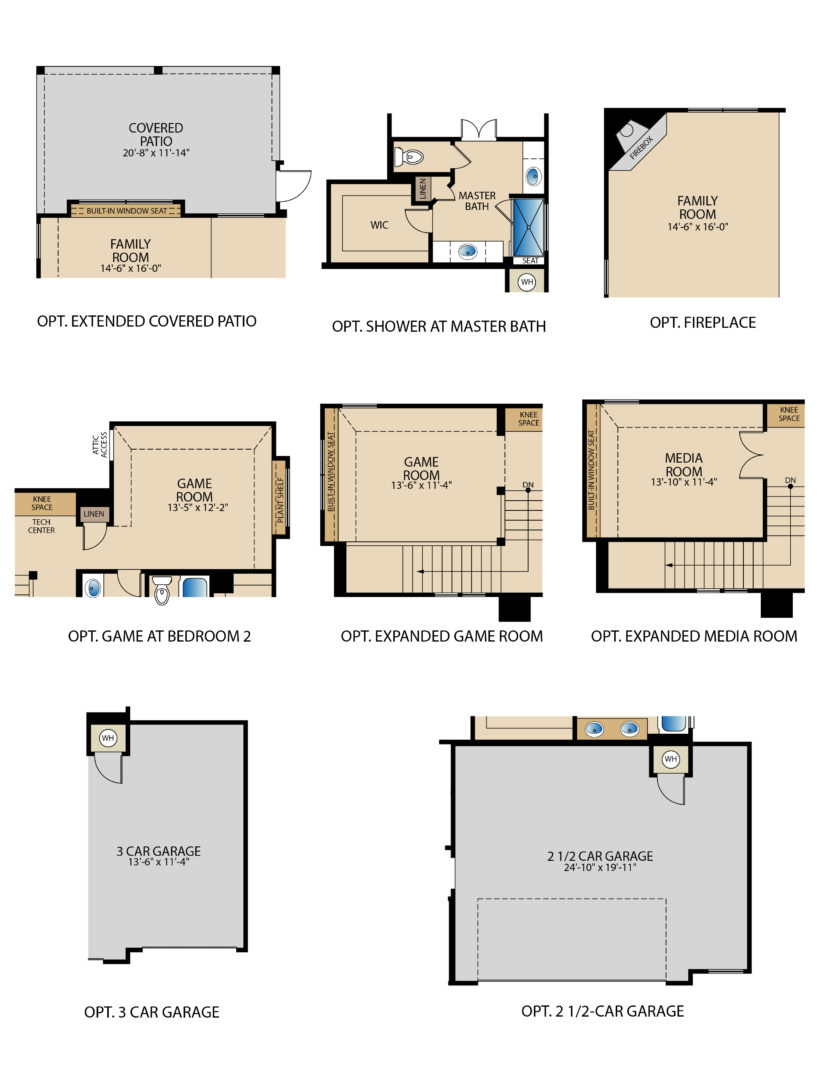The Faber I Craftsman Series Floor Plan Options