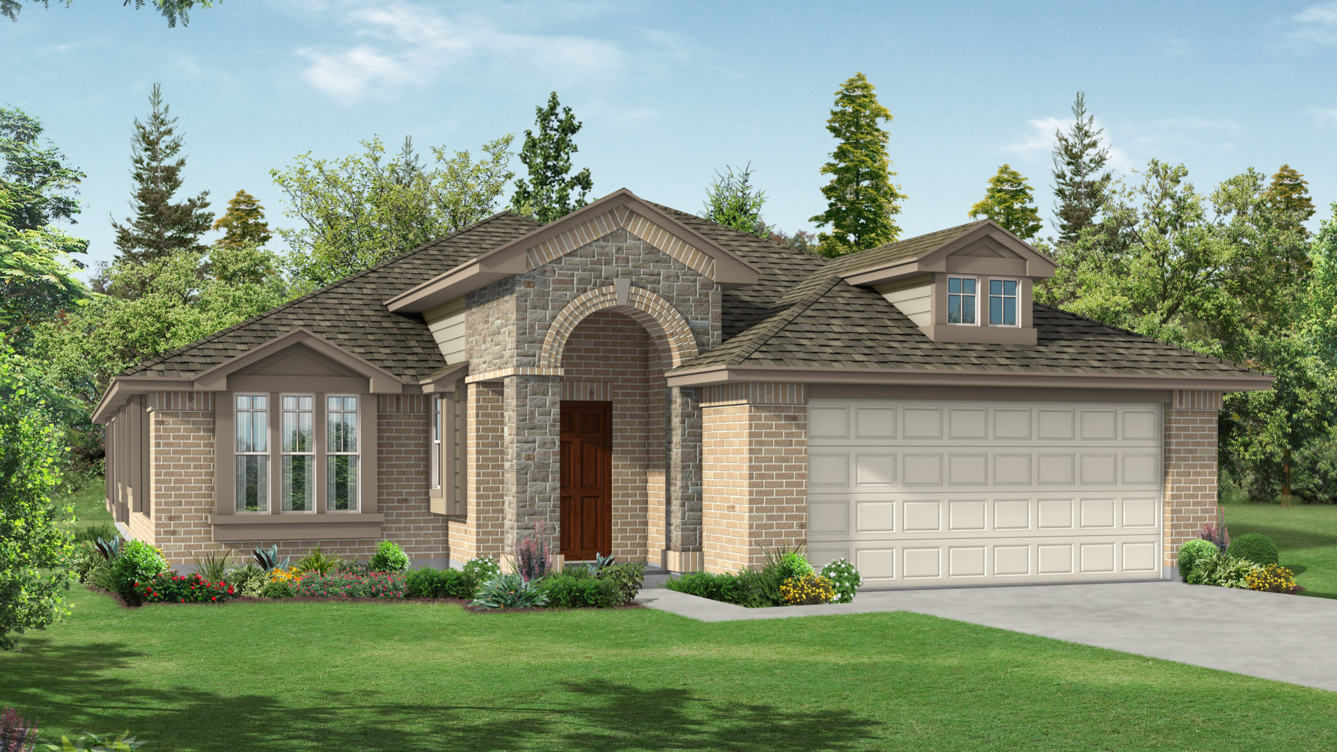 The Coral Cay Craftsman Series Elevation A Crosswinds New Homes in Kyle