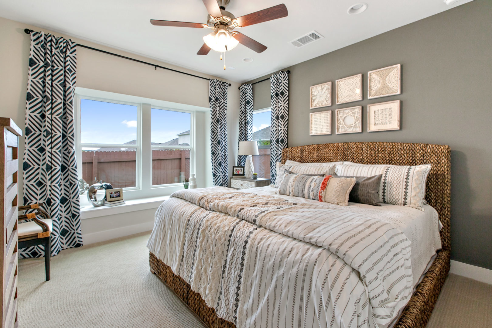 The Angelina Extended Portico Series Master Bedroom