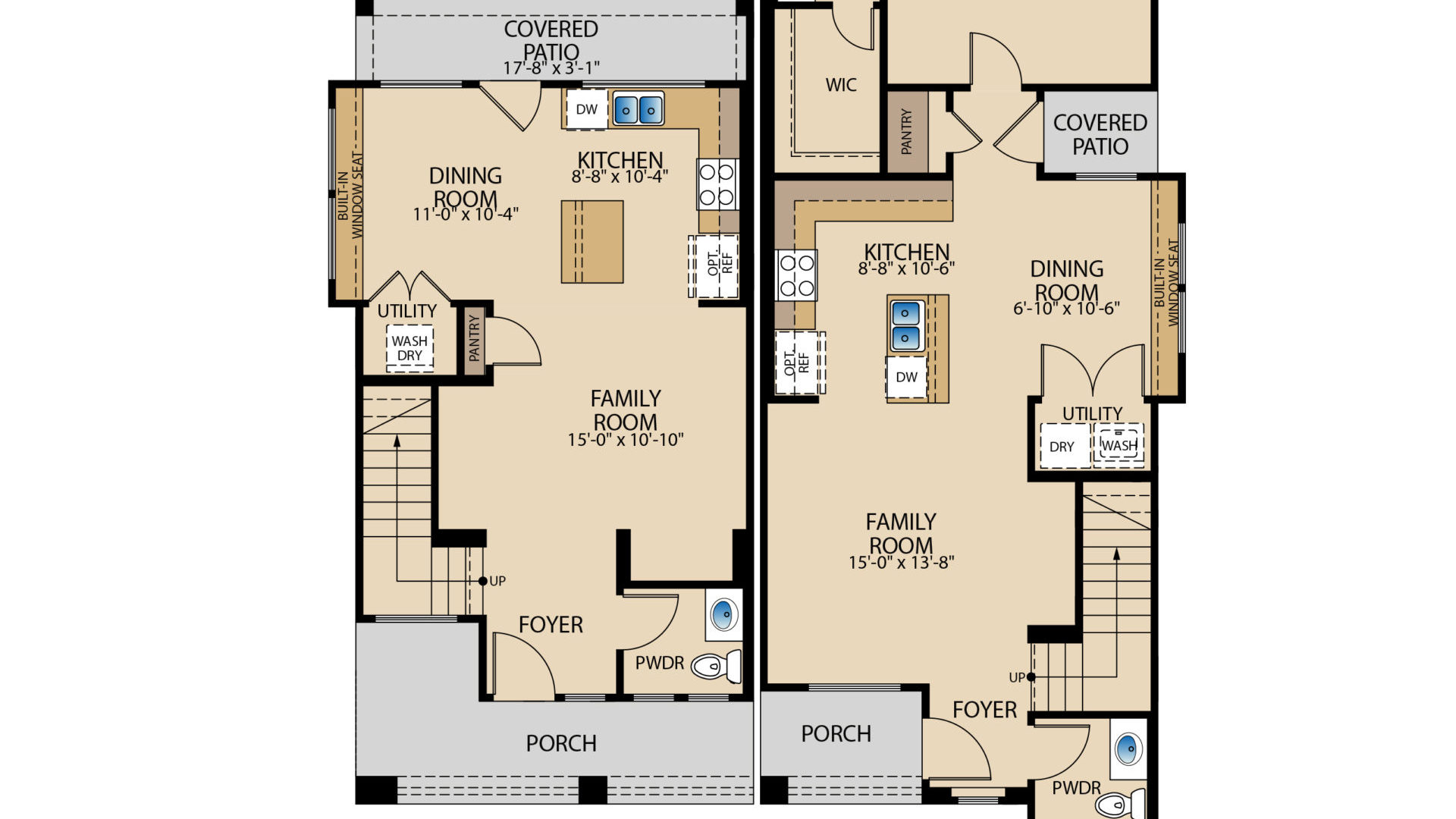 The Emo - Antone Duplex First Floor Plan