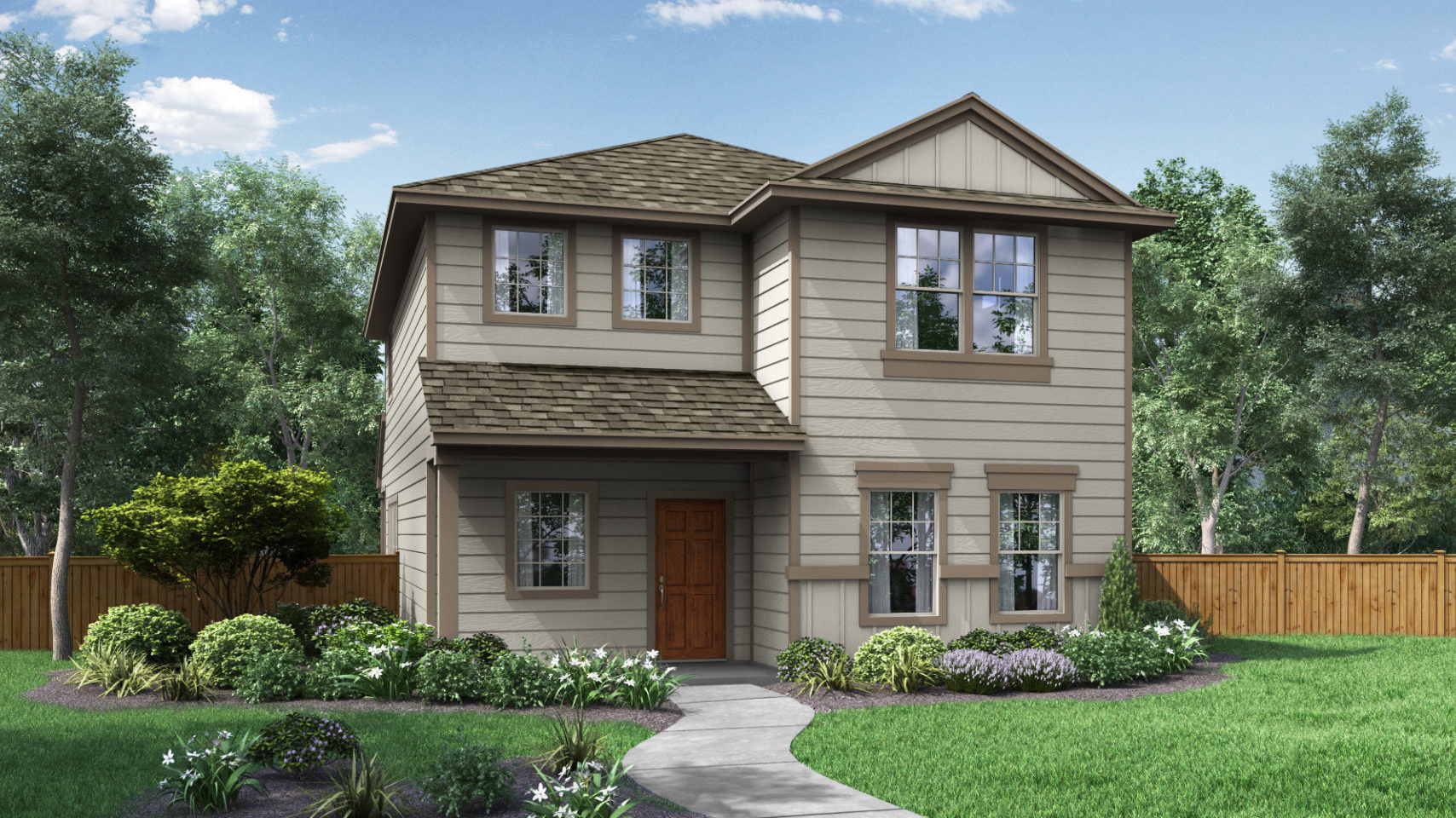 The Nolan Elevation A TRACE New Homes in San Marcos