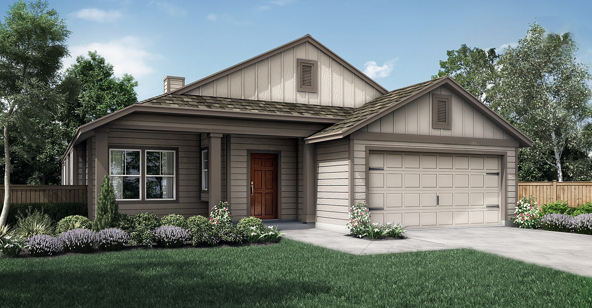 The Coral Cay Craftsman Series Elevation D Orchard Ridge New Homes in Liberty Hill