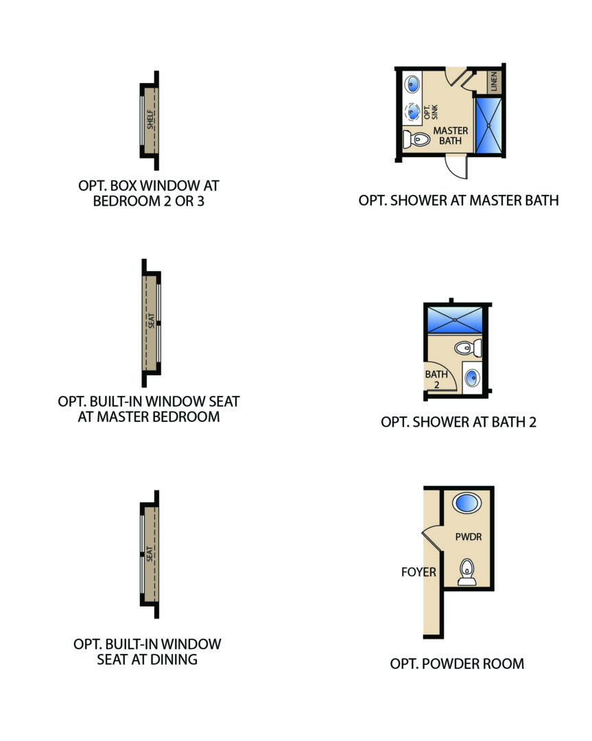 The Angelina Extended Portico Series Floor Plan Options