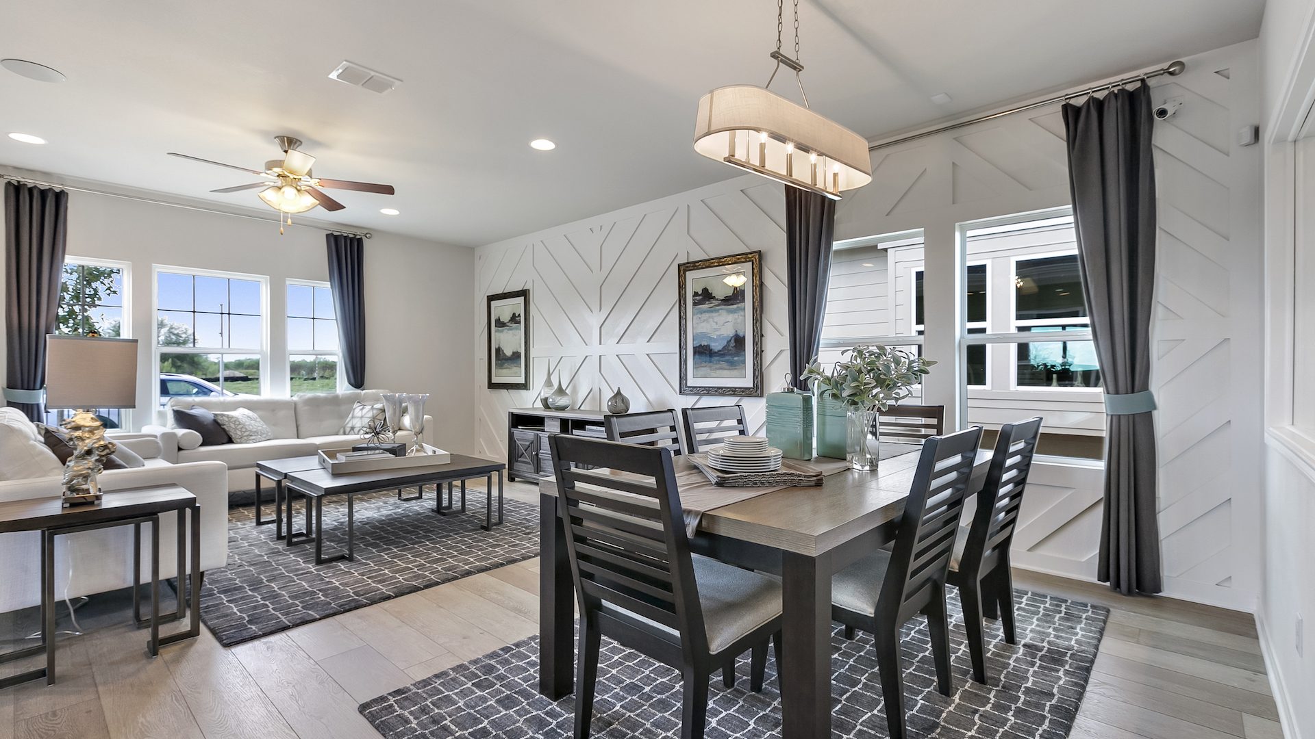 Trace Community Model Home Living Space TRACE New Homes in San Marcos