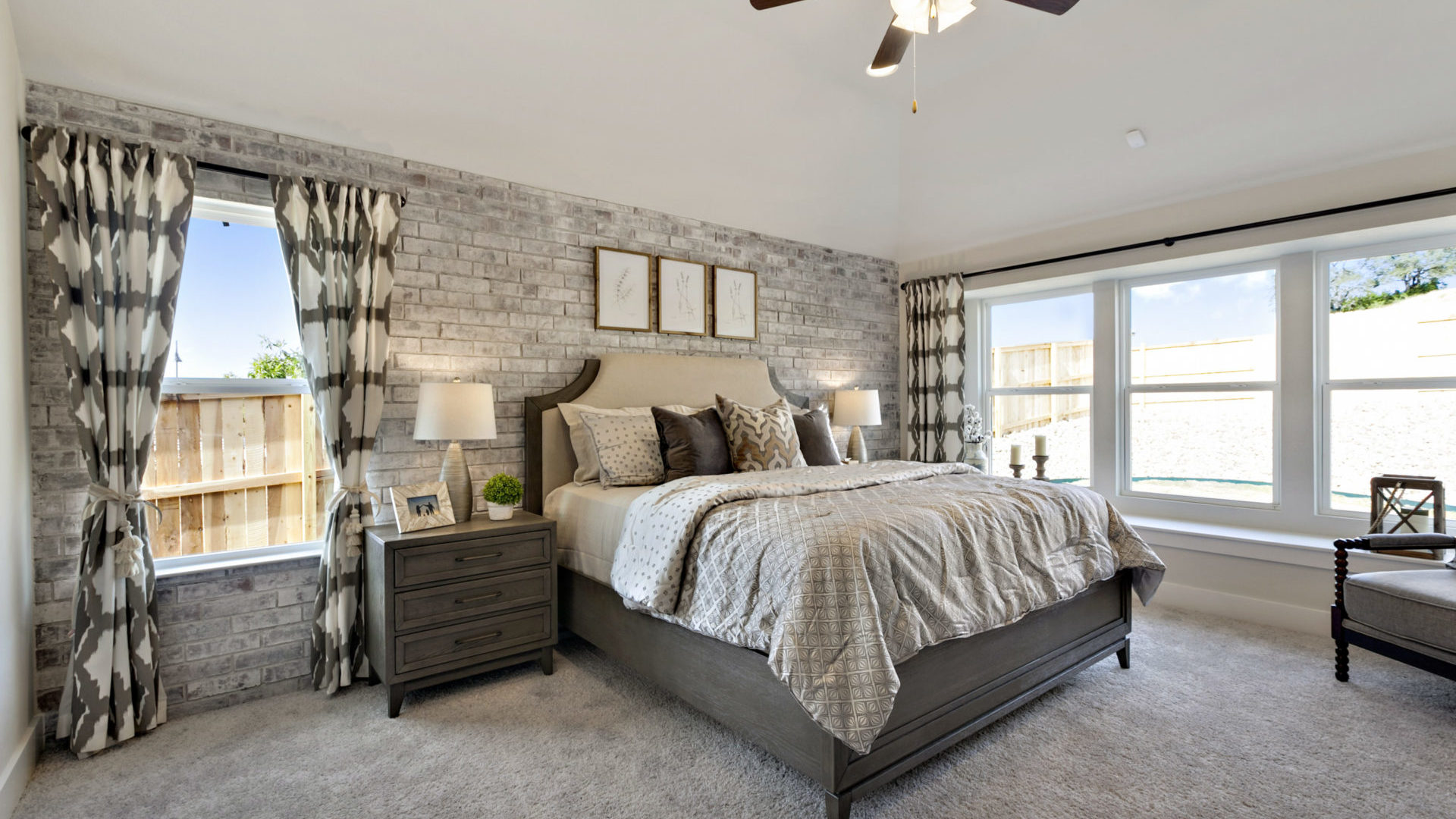 Orchard Ridge Model Home Master Bedroom