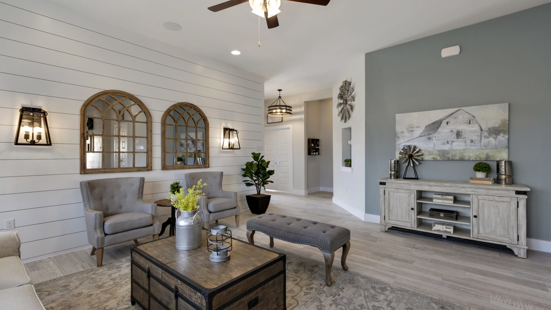 Orchard Ridge Model Home Living Space