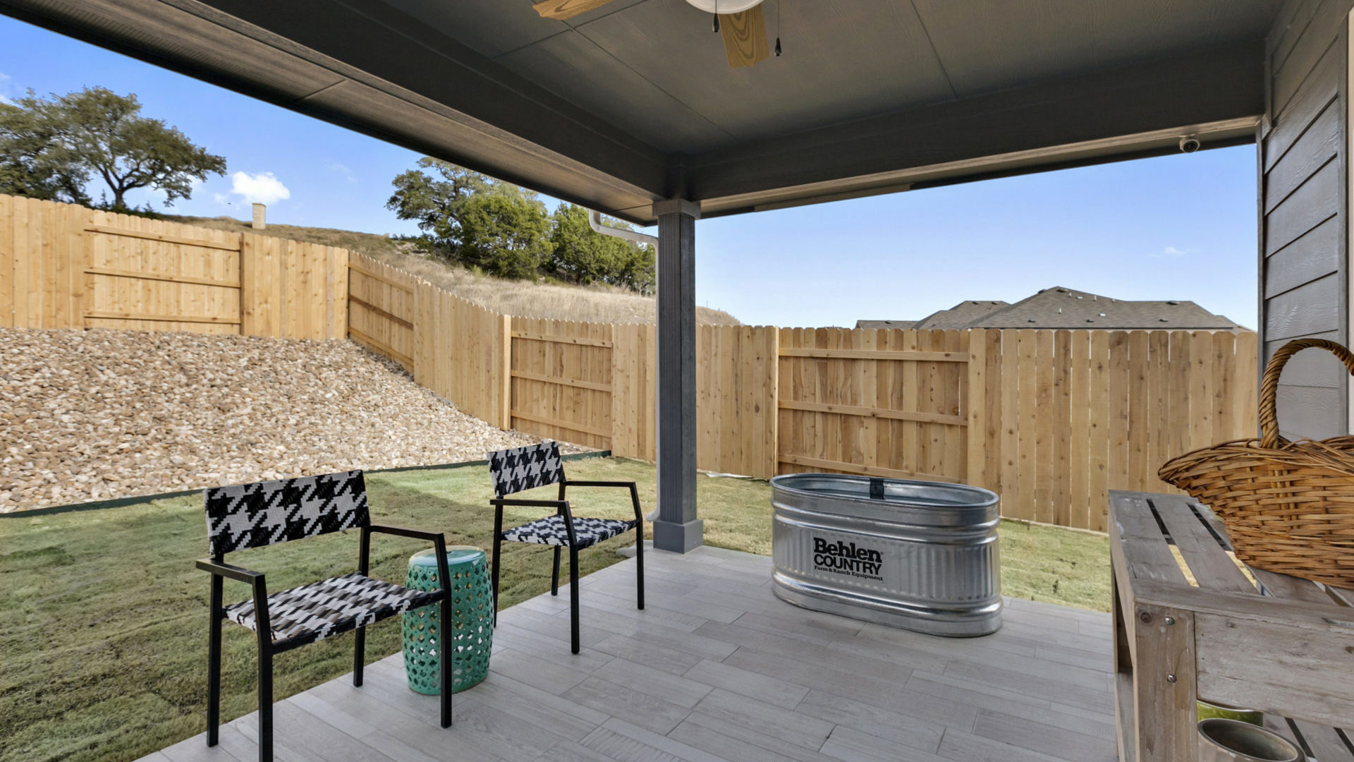 Orchard Ridge Model Home Covered Patio