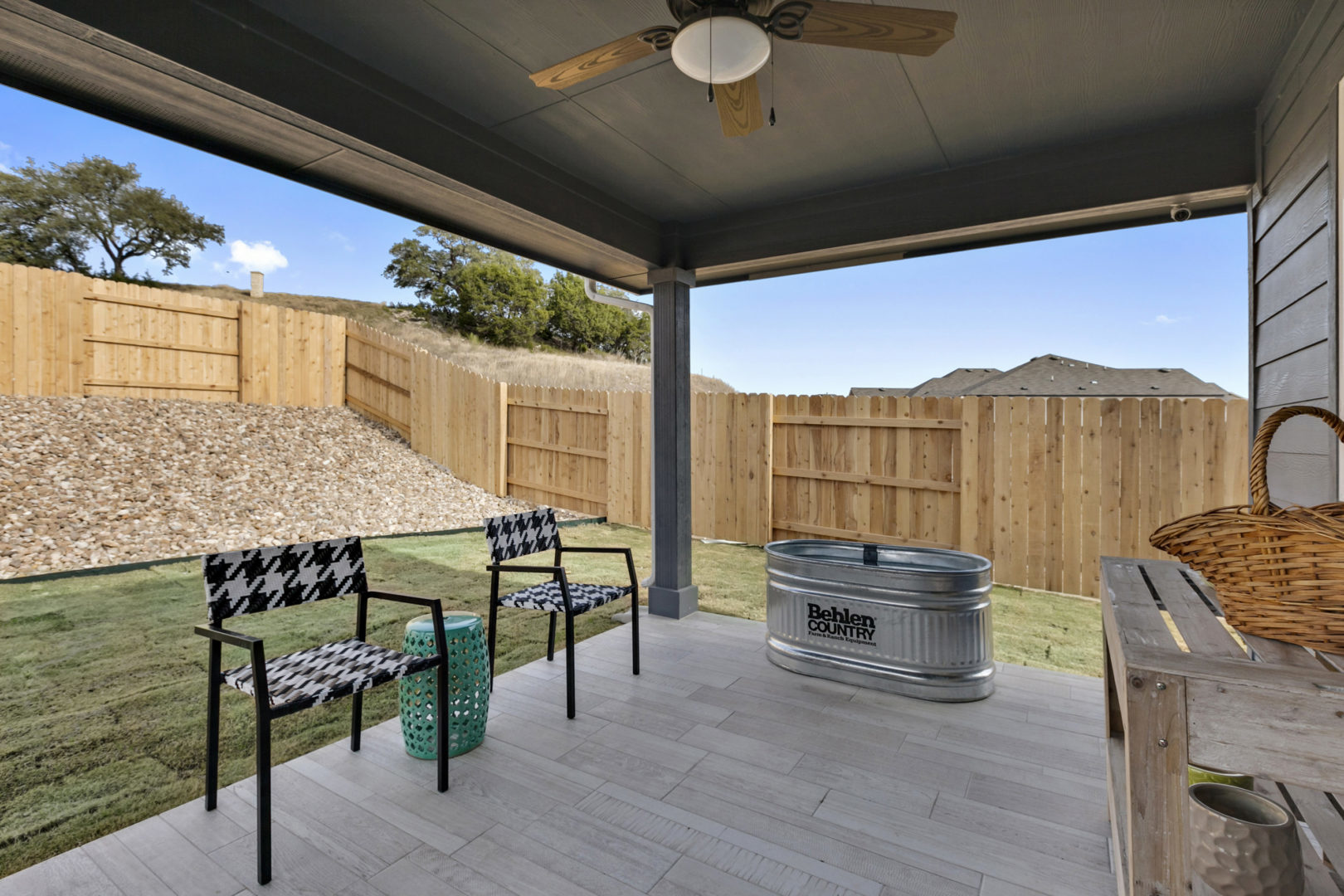 The Chandler Craftsman Series Covered Back Patio