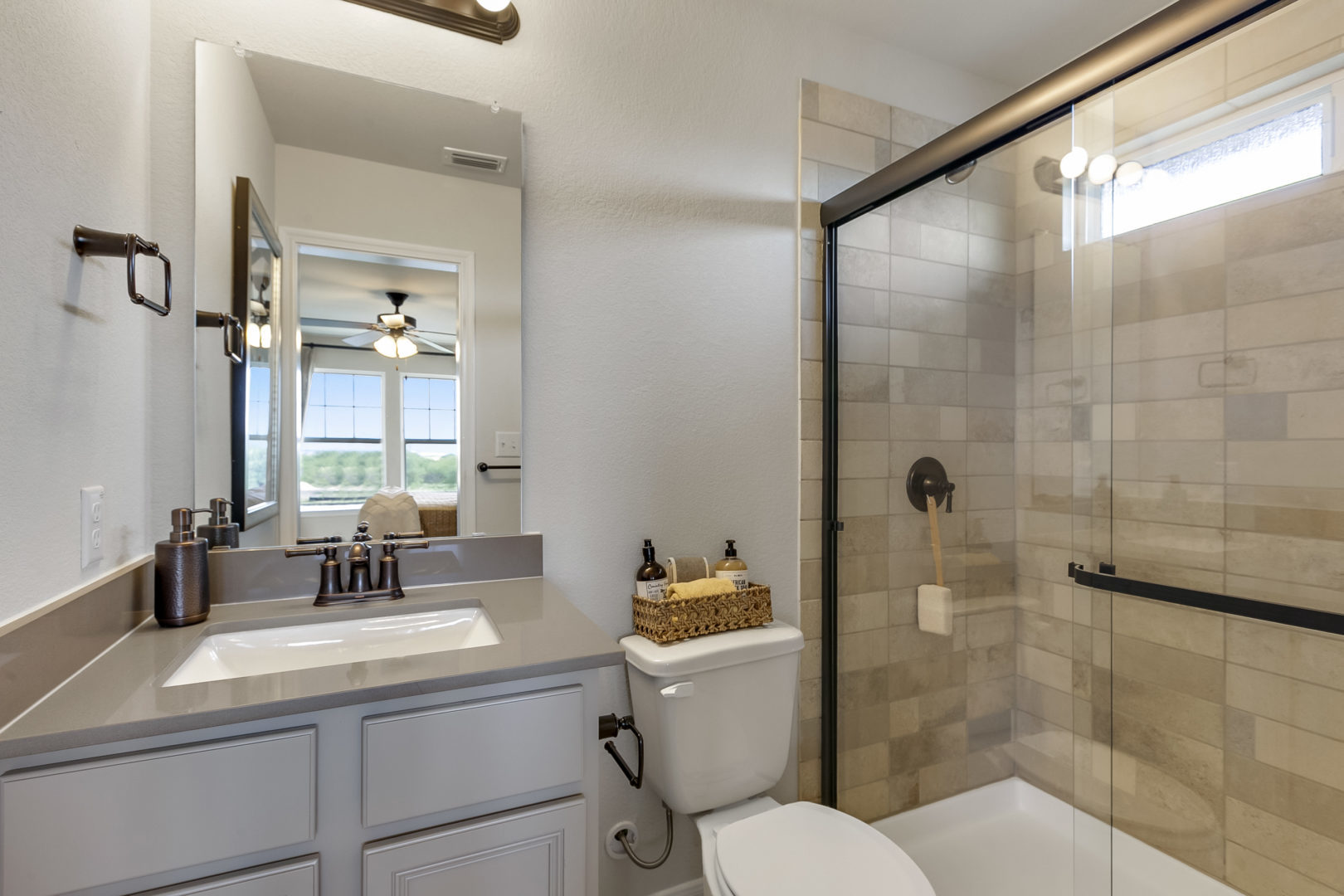 The Andrews Portico Series Floor Plan Master Bathroom