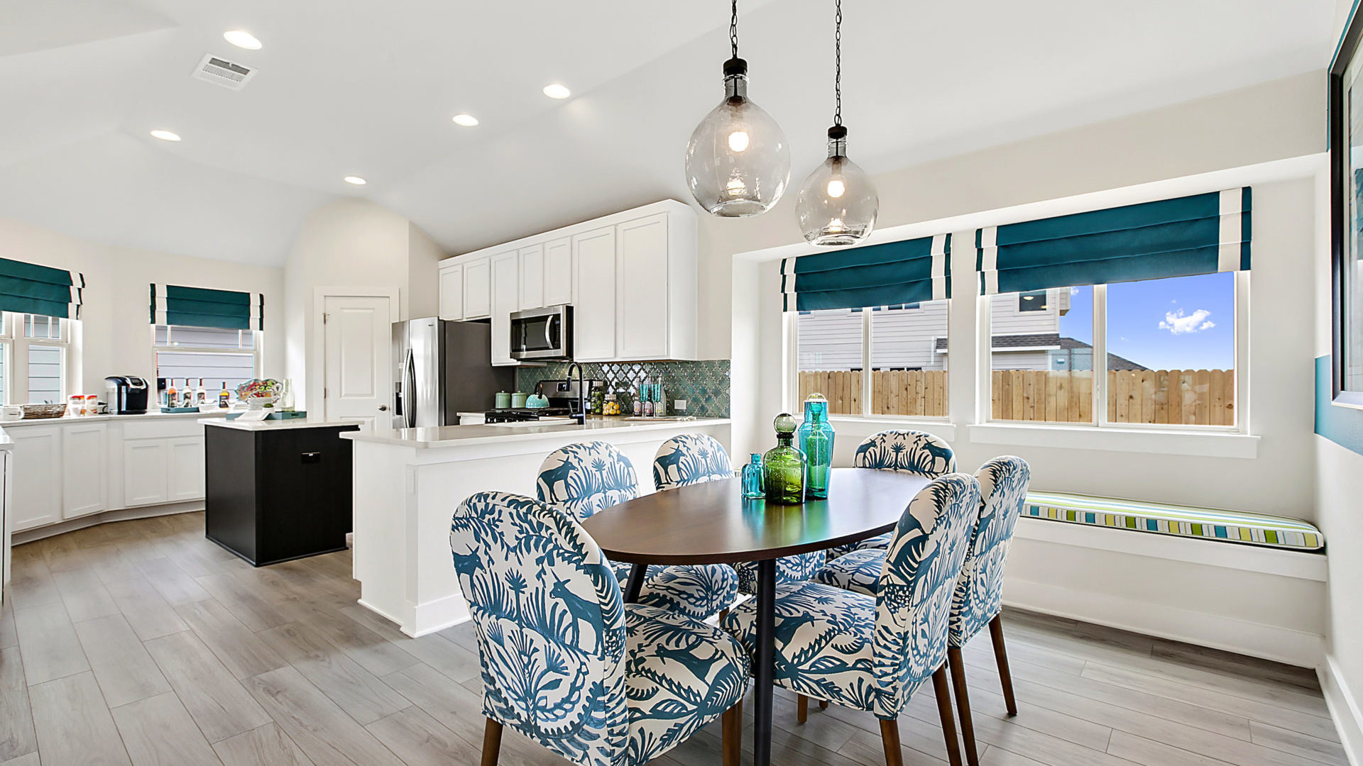 Sorento Community Model Home Dining Space And Kitchen