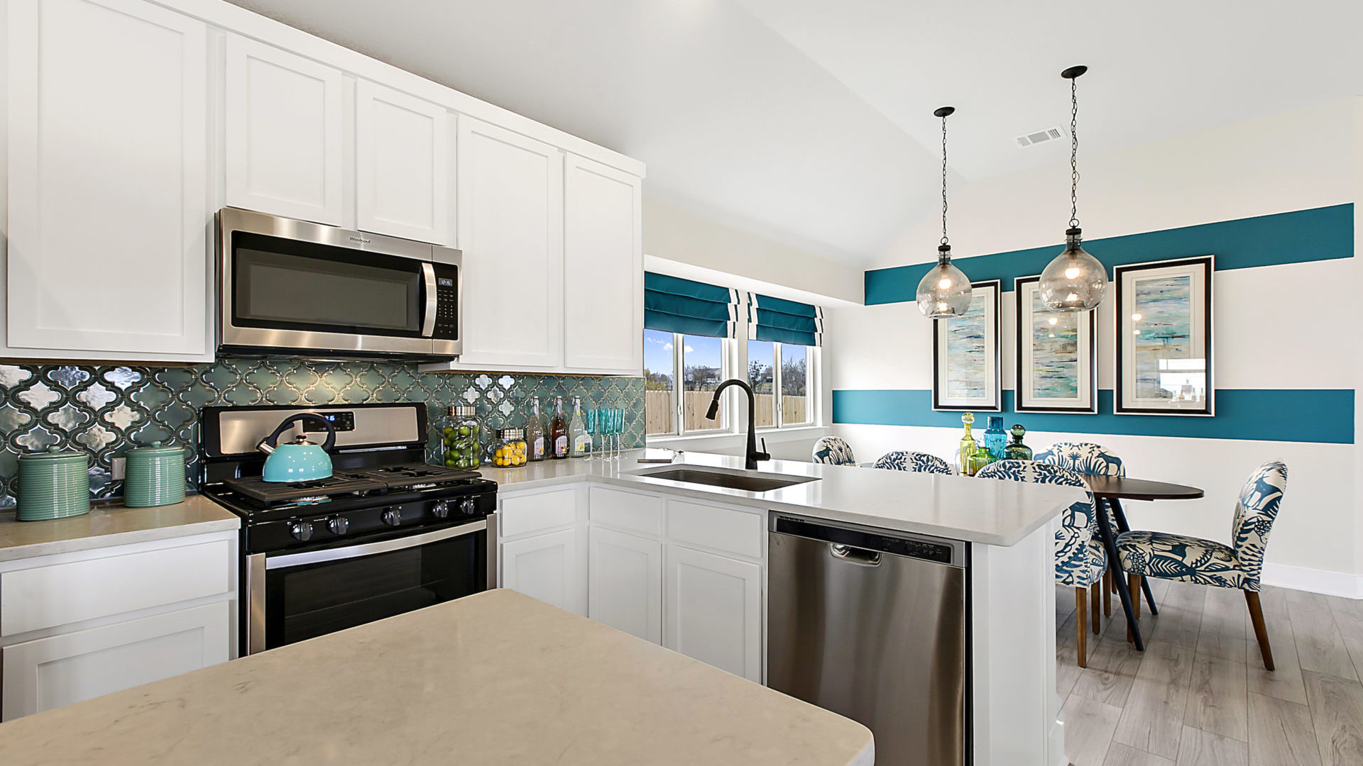 Sorento Community Model Home Kitchen And Dining Space