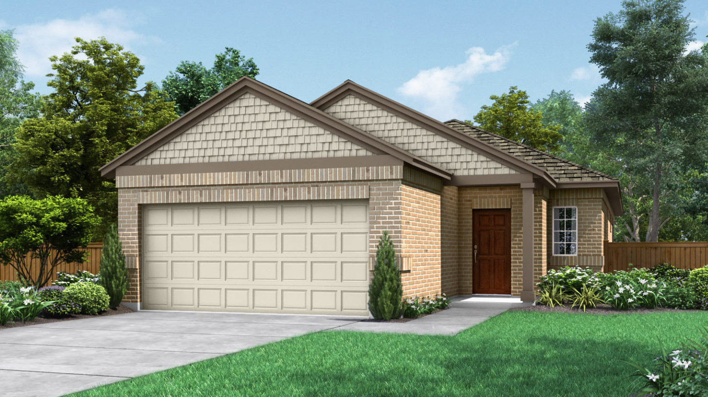 The Angelina Extended Portico Series Elevation A Grande Estates New Homes in Bertram