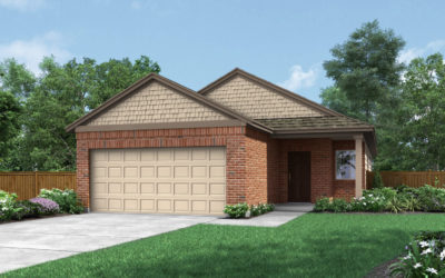 The Angelina Extended Portico Series Elevation C With Masonry