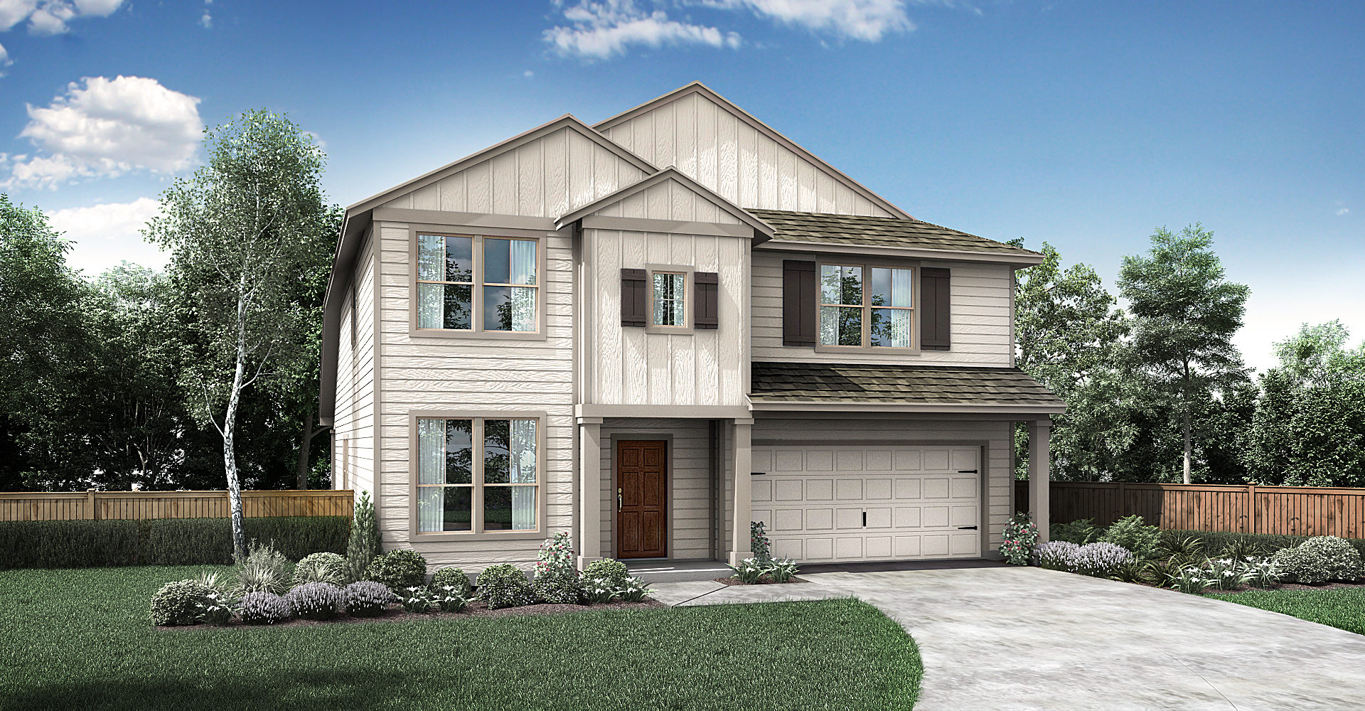 The Christoval Craftsman Series Elevation D Orchard Ridge New Homes in Liberty Hill