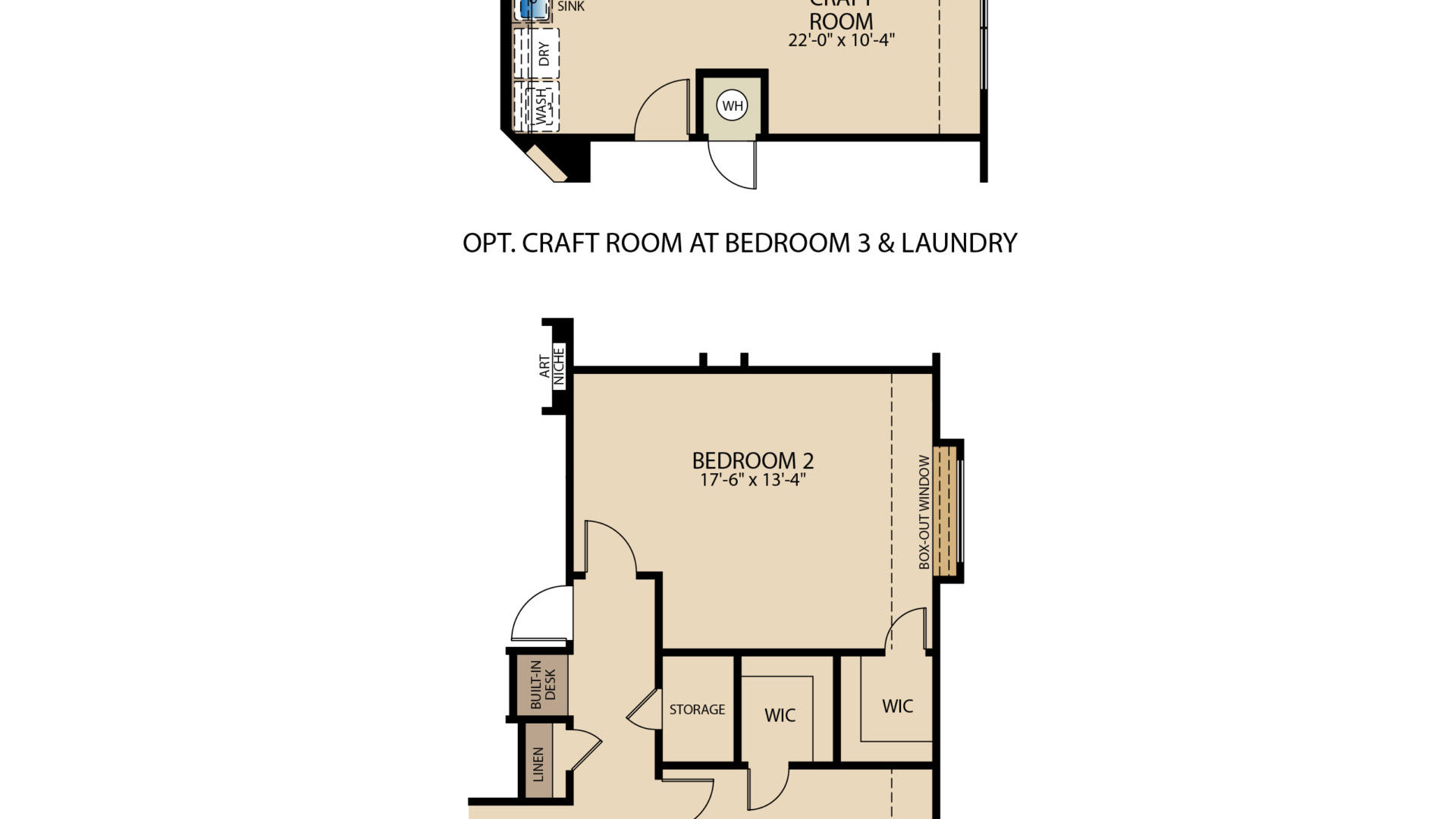 The Coral Cay Craftsman Series Floor Plan Options