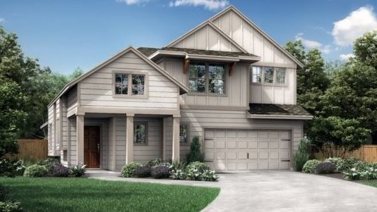 The Faber I Craftsman Series Elevation D Orchard Ridge New Homes in Liberty Hill