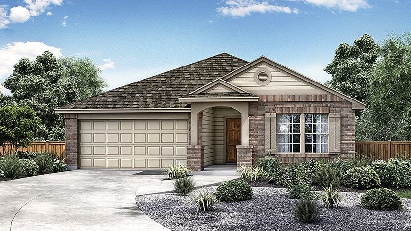 The Messina Elevation A Star Ranch New Homes in Hutto