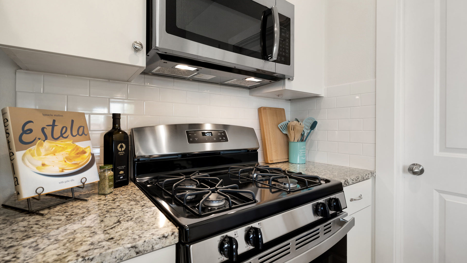 shasta twinhome white kitchen stainless steel appliances