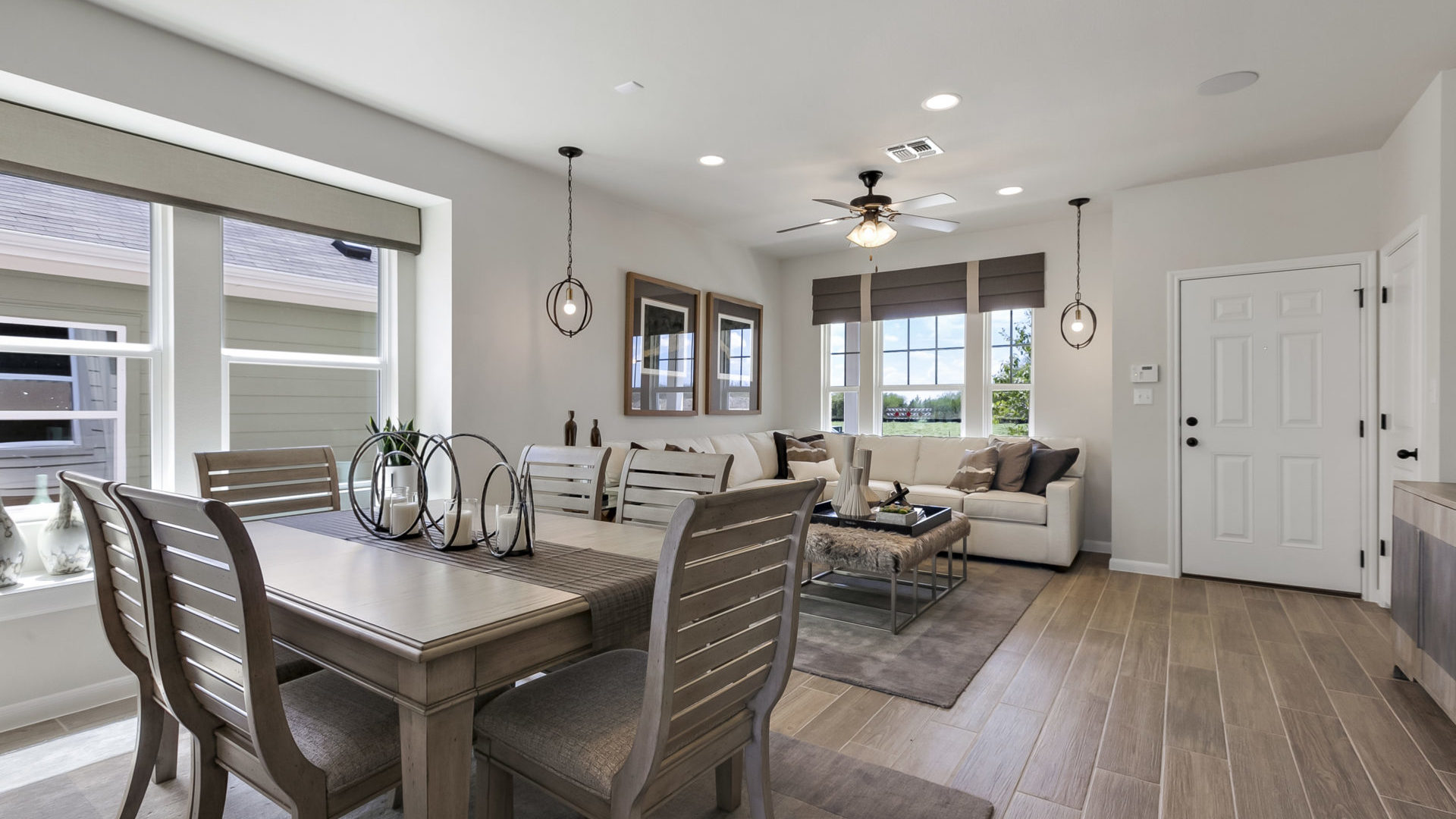 The Andrews Series Floor Plan Dining And Living Space
