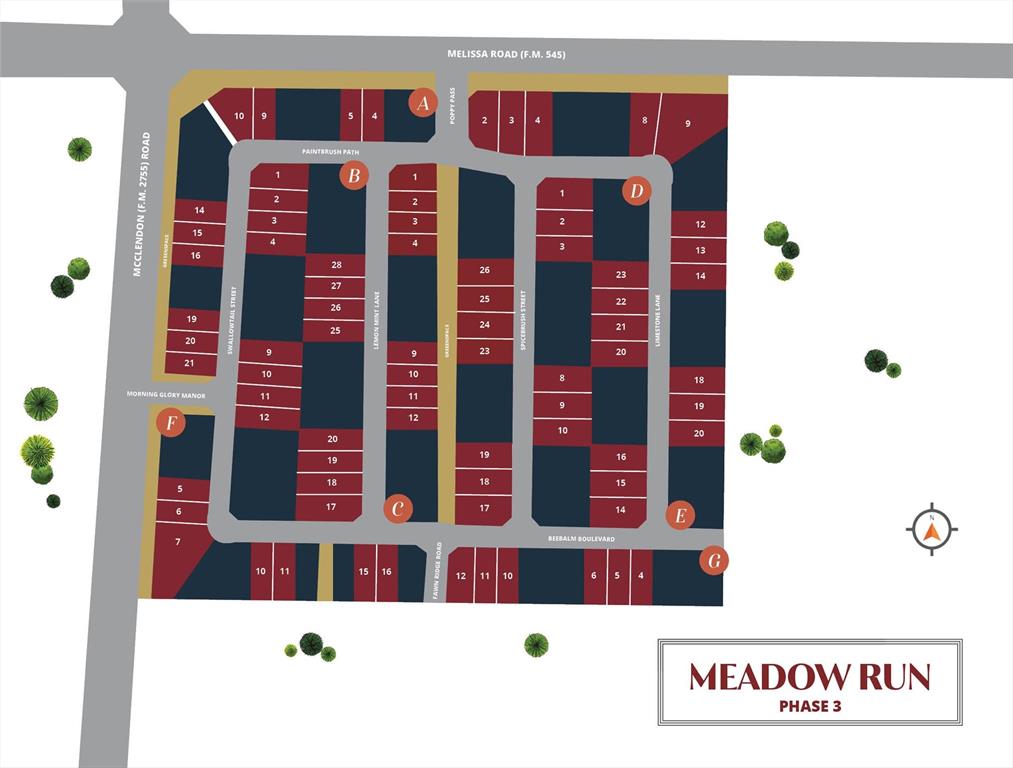 Meadow Run new homes in Melissa, TX