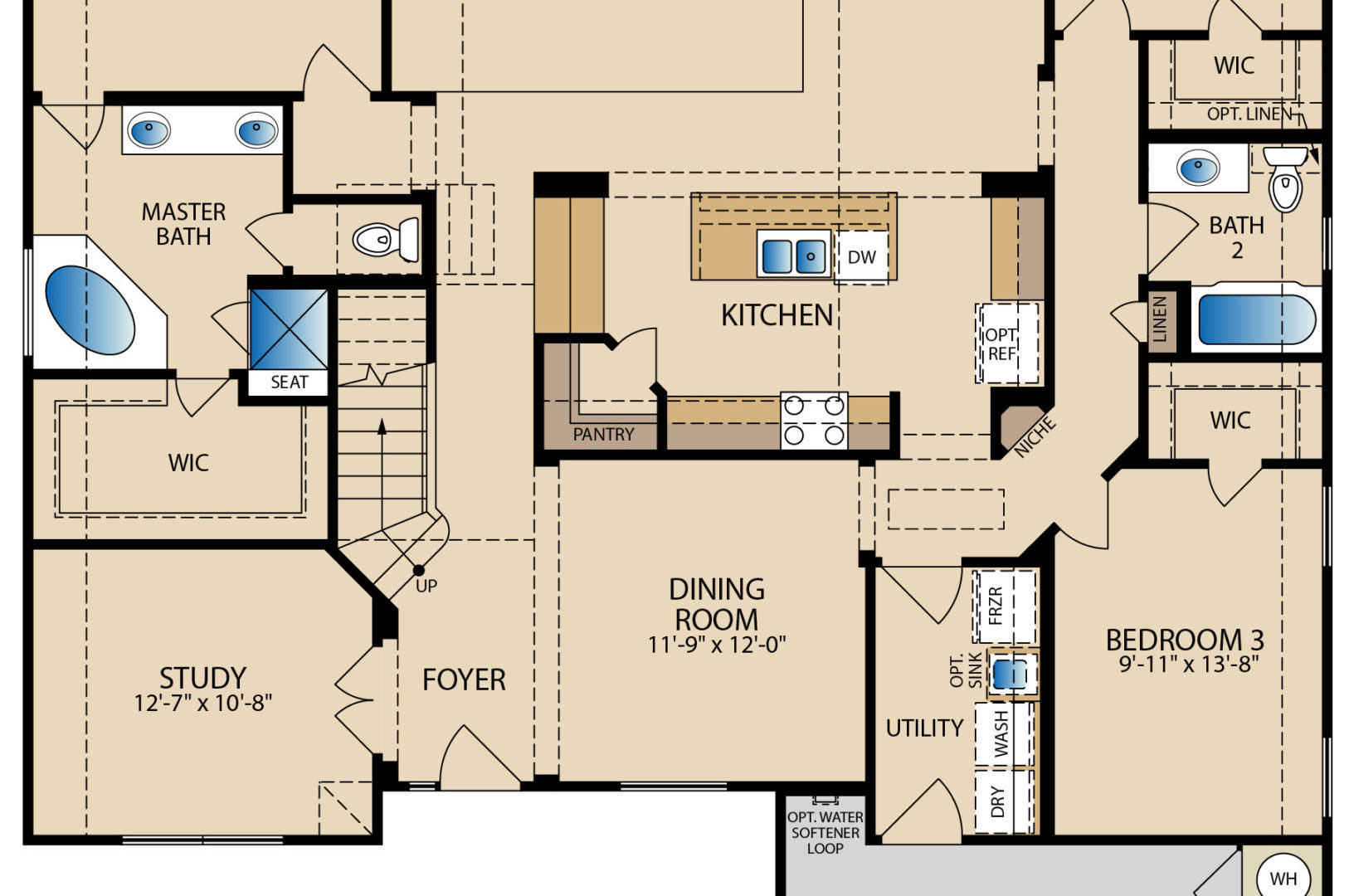 The Valencia First Floor Plan