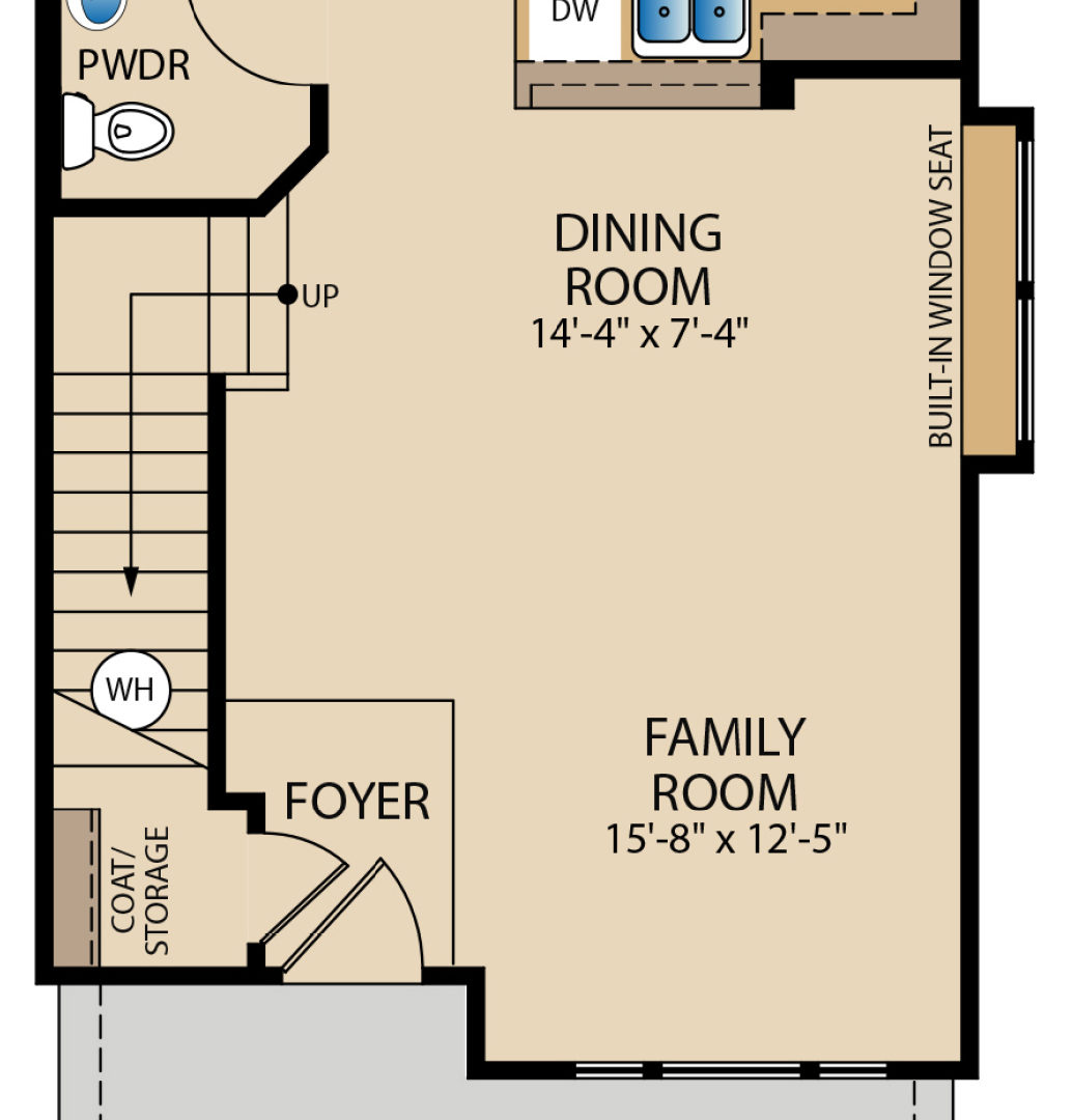 The Andrews First Floor Plan