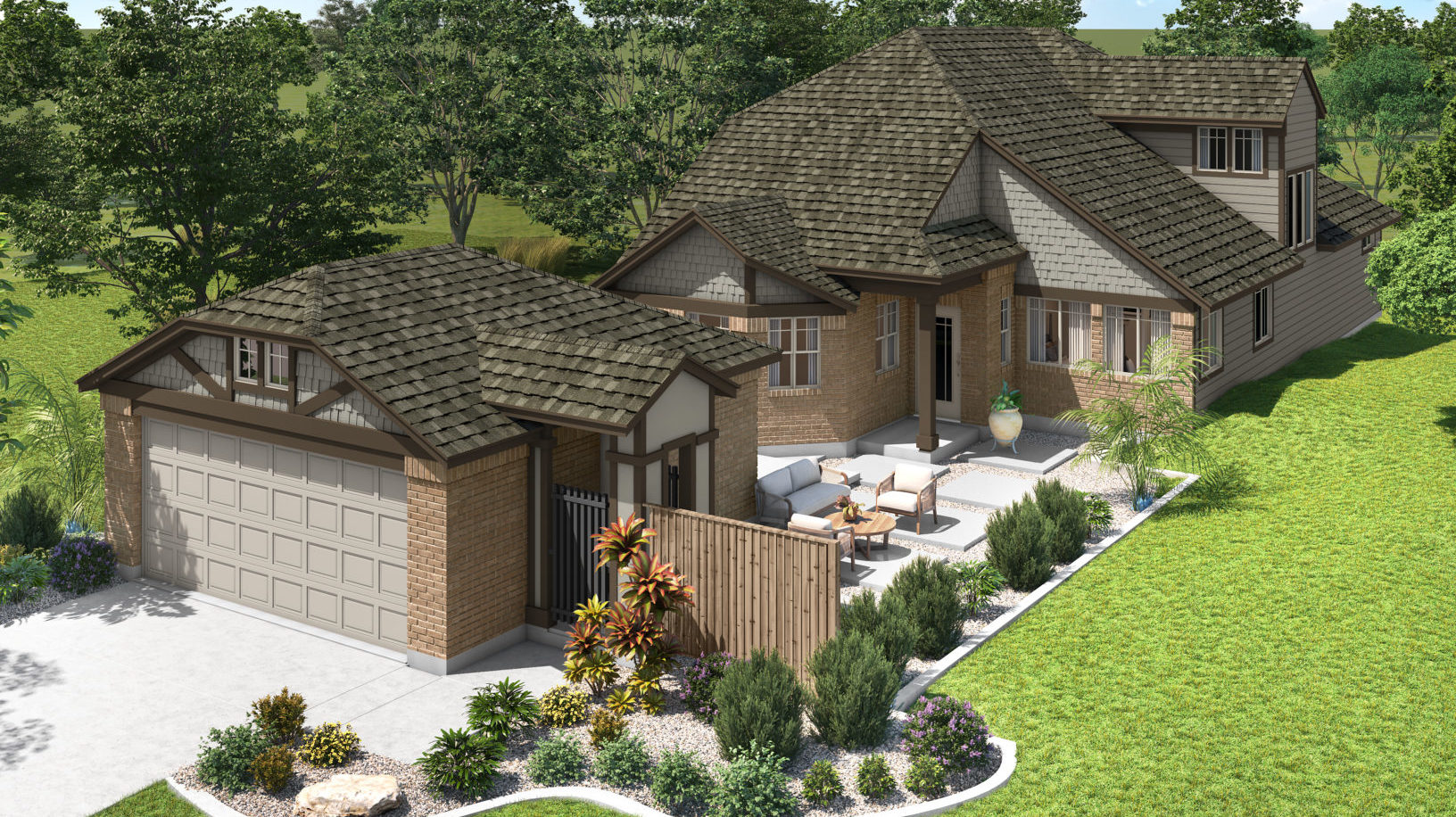 Pacesetter Homes The Campania Floor Plan Courtyard Series
