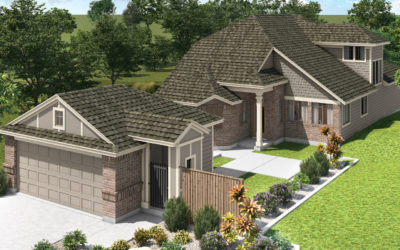 The Campania Courtyard Series Elevation B With Garage Elevation D