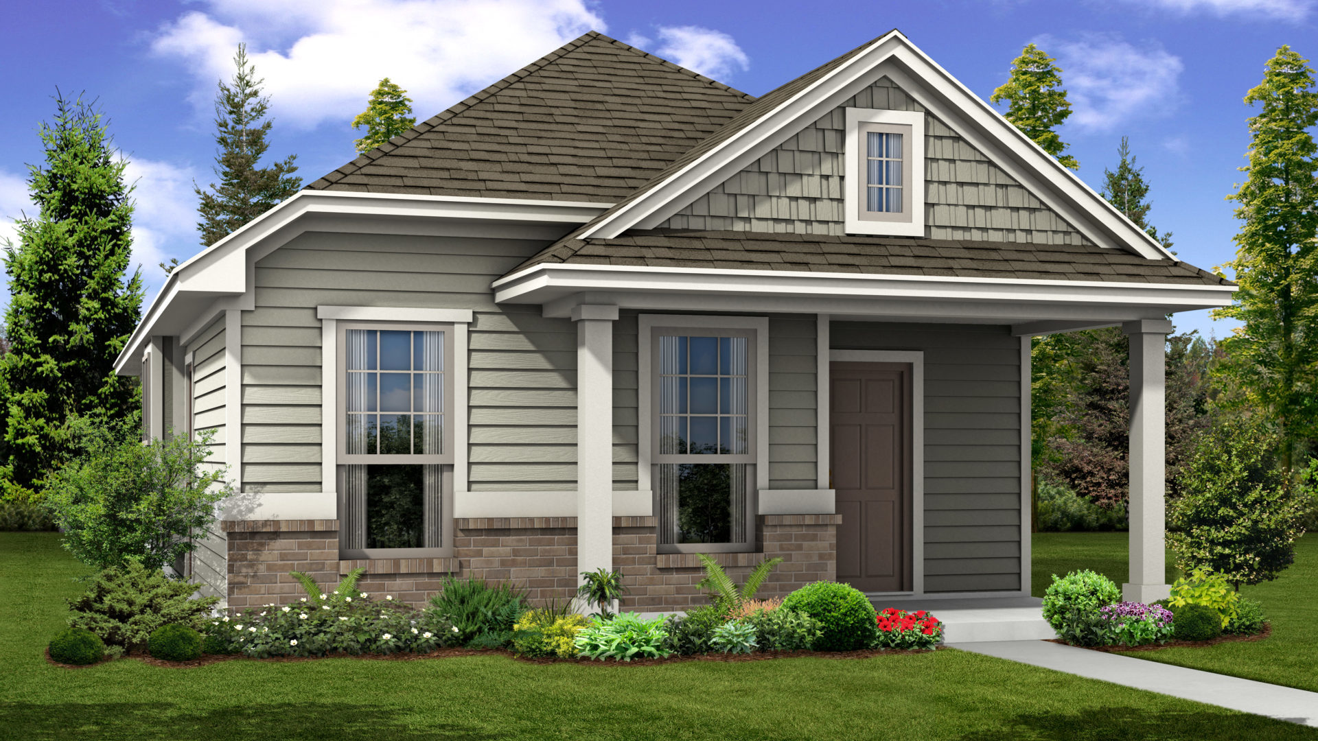 Pacesetter Homes The Liberty Floor Plan Portico Series  New Homes in 